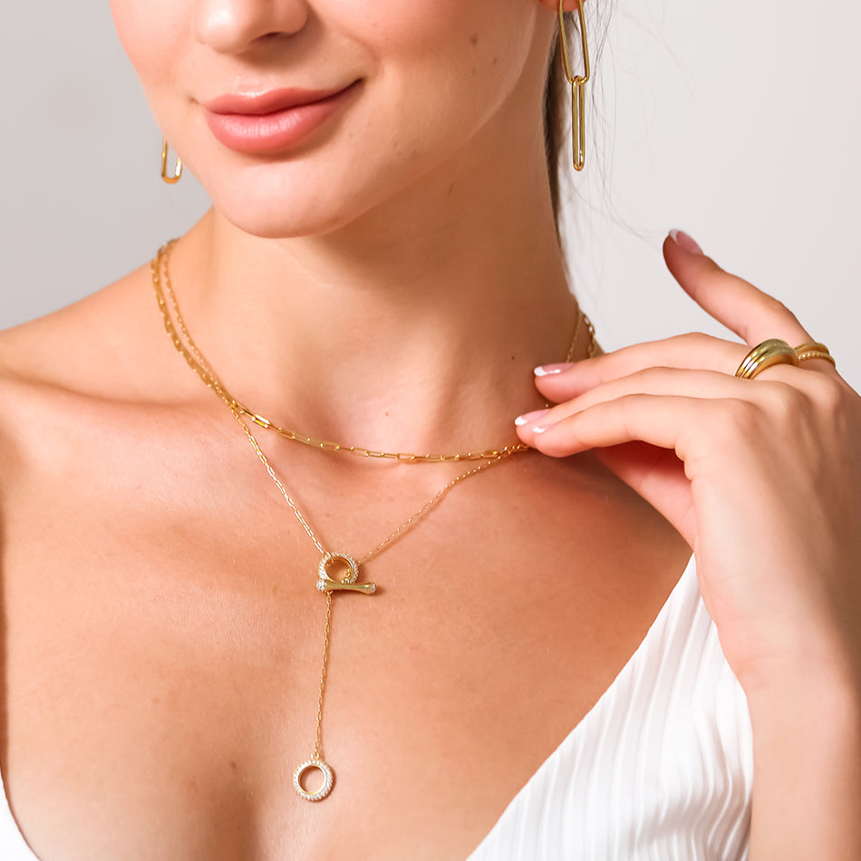 Gold Vermeil Medium Link Chain Necklace