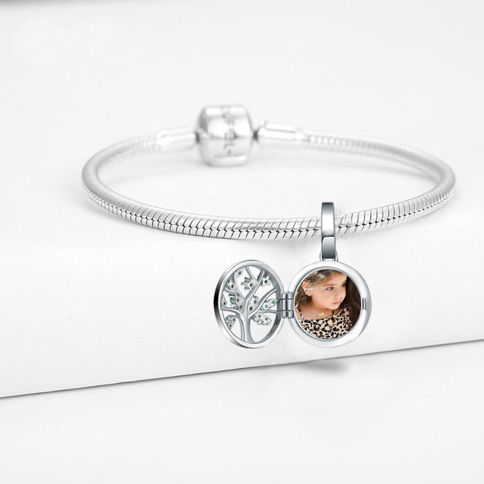 Family Tree Custom Photo Necklace