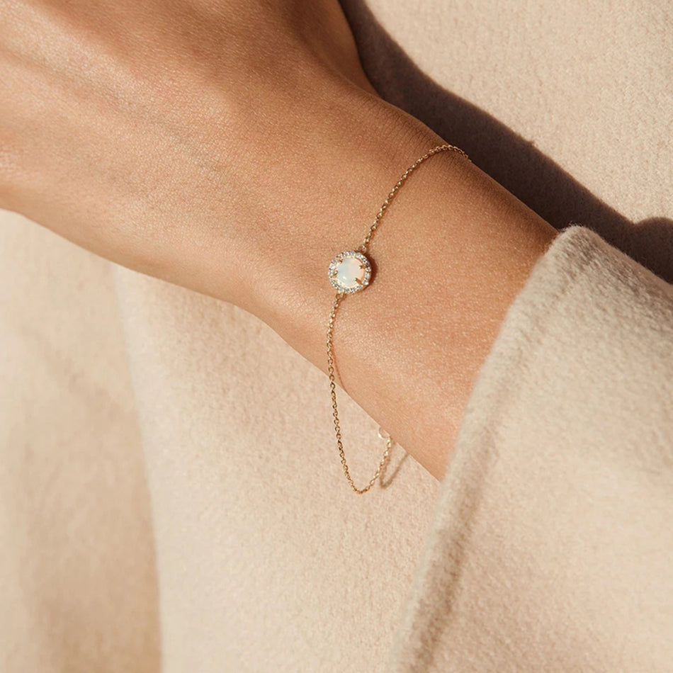 Opal Diamond Bracelet