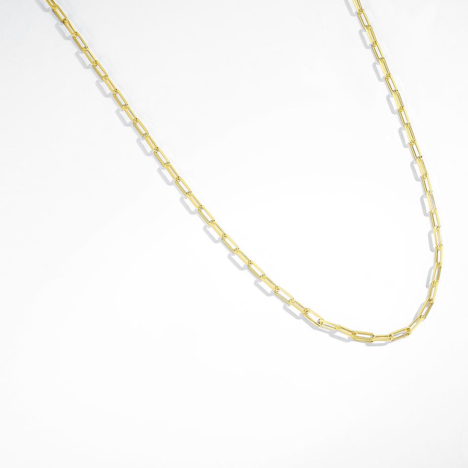 Gold Vermeil Medium Link Chain Necklace
