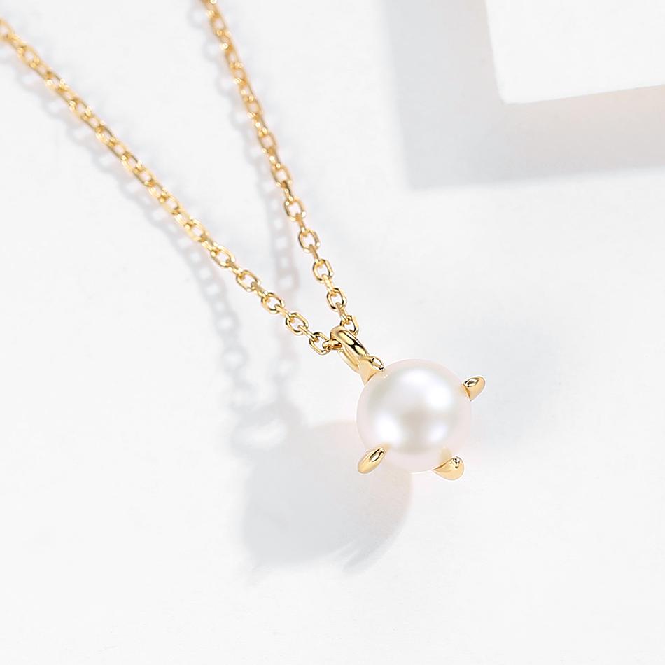 Gold Vermeil Freshwater Pearl Necklace
