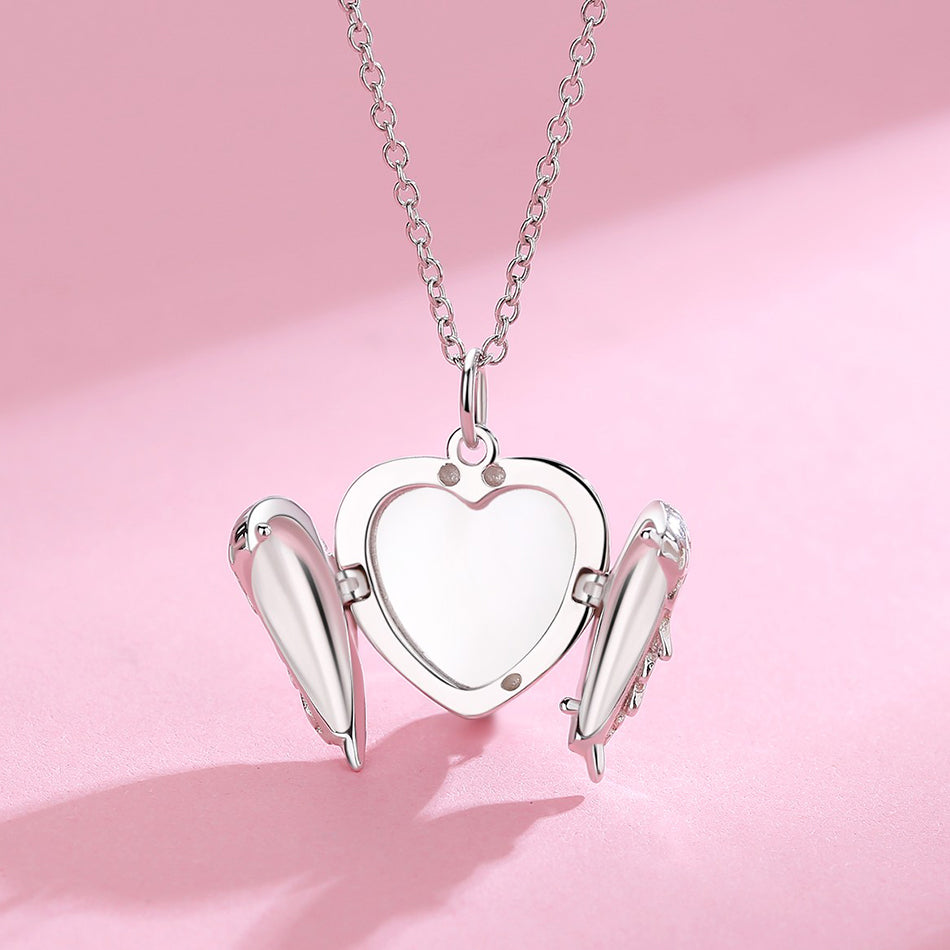 Romantic Angel Wings Custom Necklace