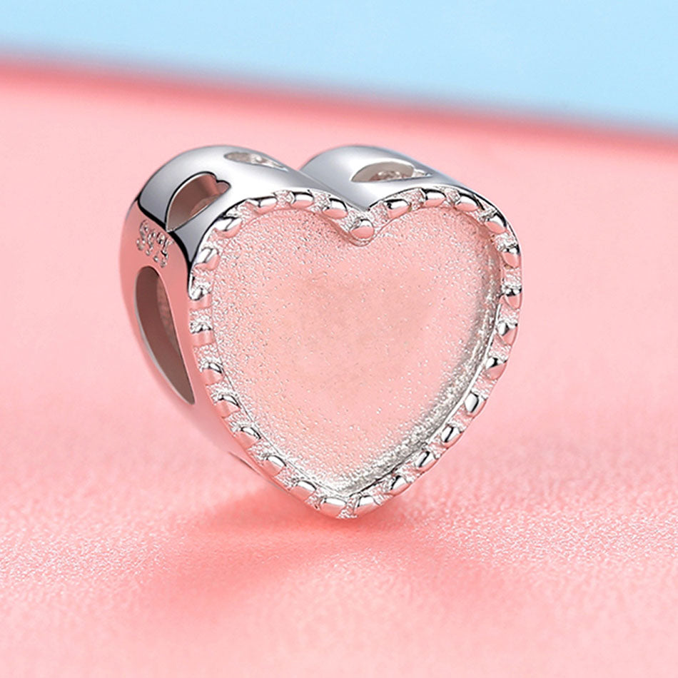 "I Love My Dog" Pet Custom Photo Bead