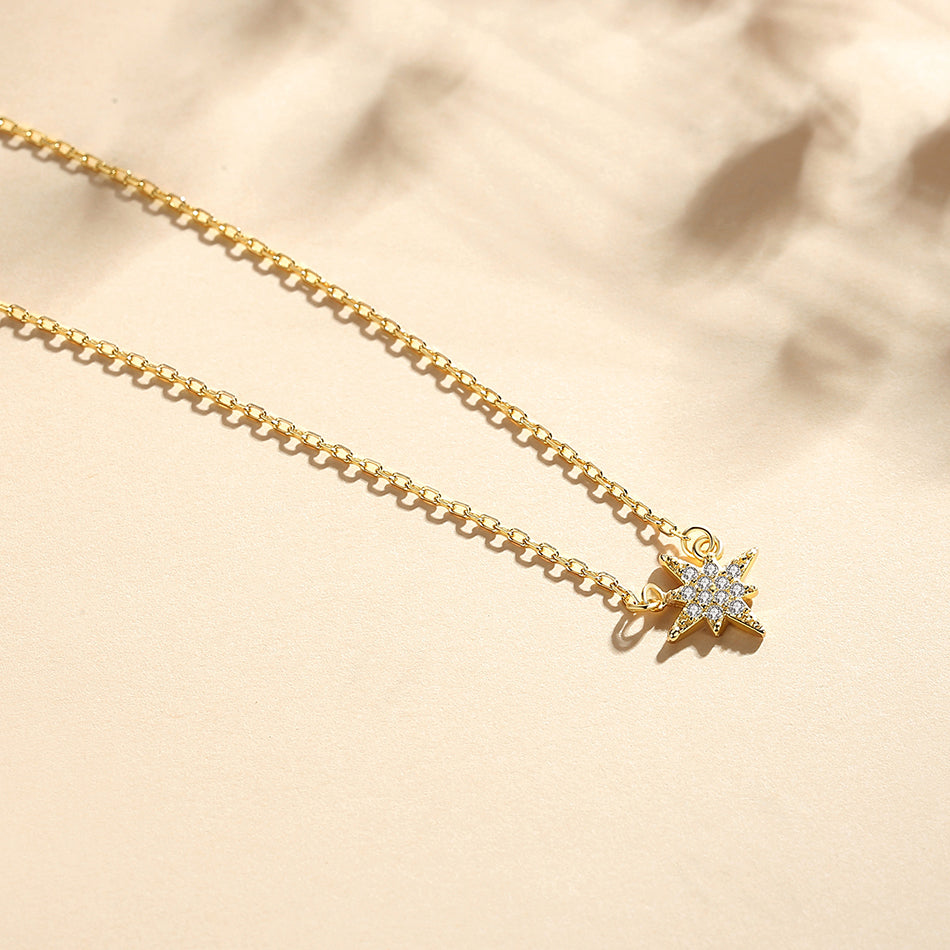 Starburst Zircon Necklace