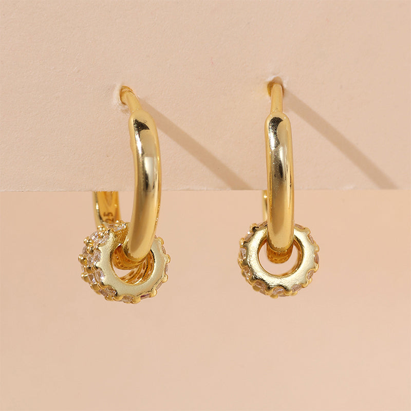 Beads Huggies Hoop Earring