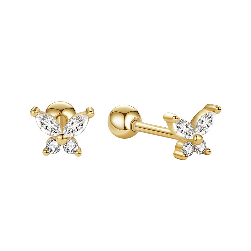 Butterfly Stud Earring