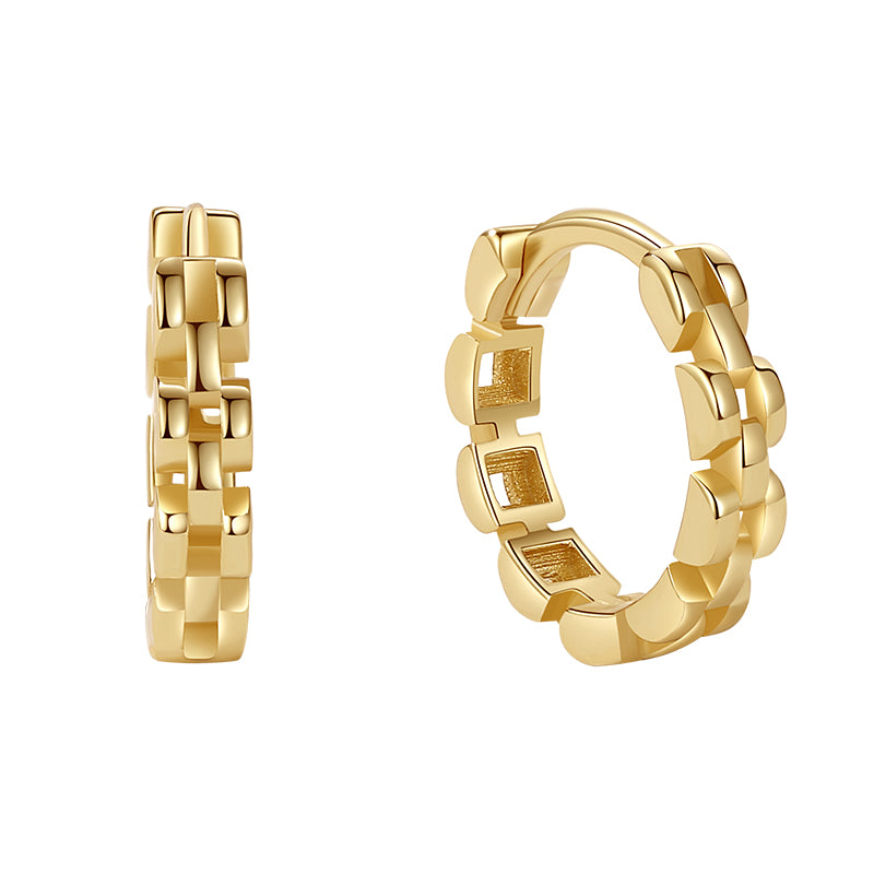 Chain Huggies Earring