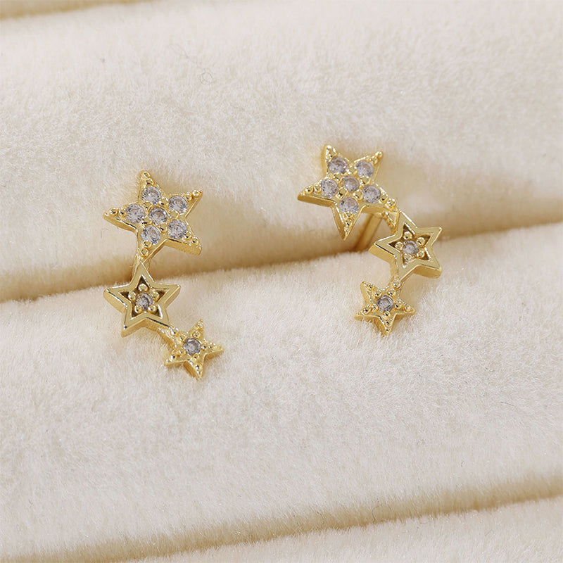 Star Climber Stud Eaarings