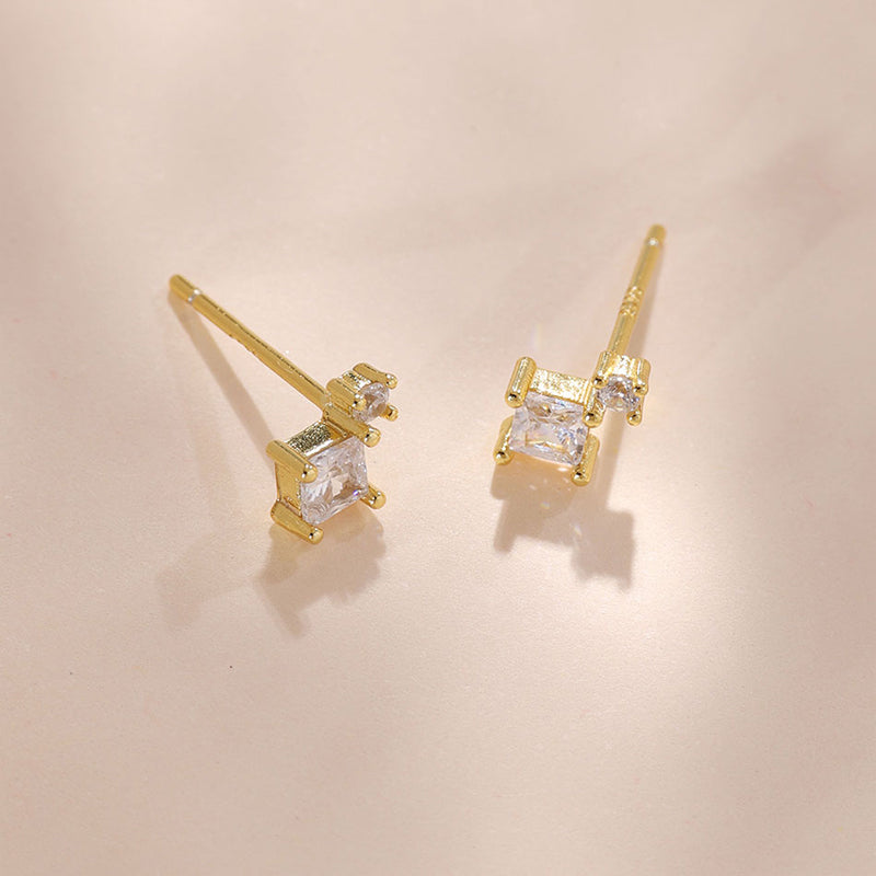 Cubic Zirconia Stud Earrings