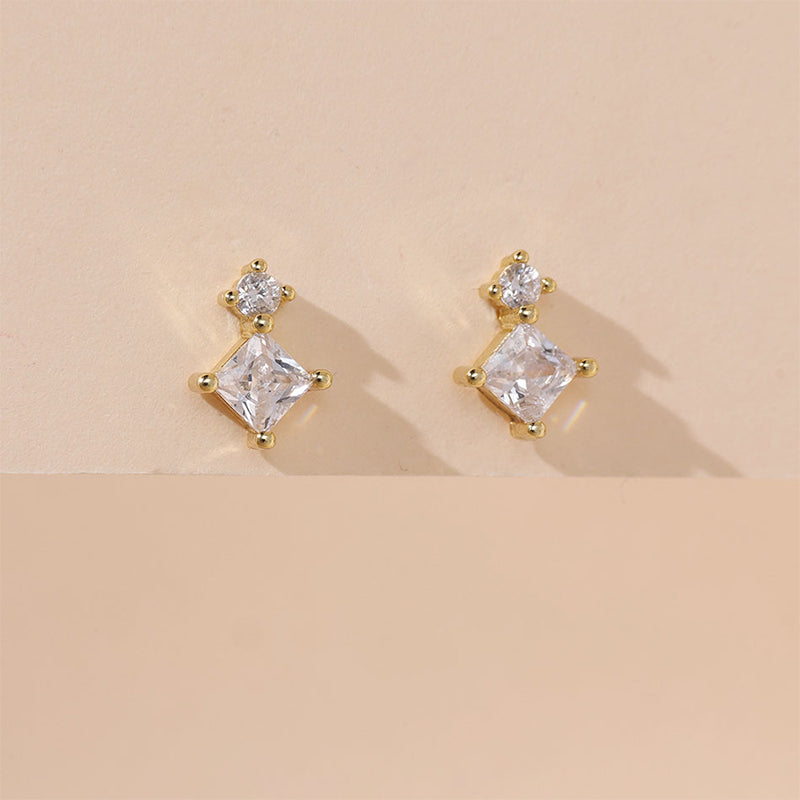 Cubic Zirconia Stud Earrings