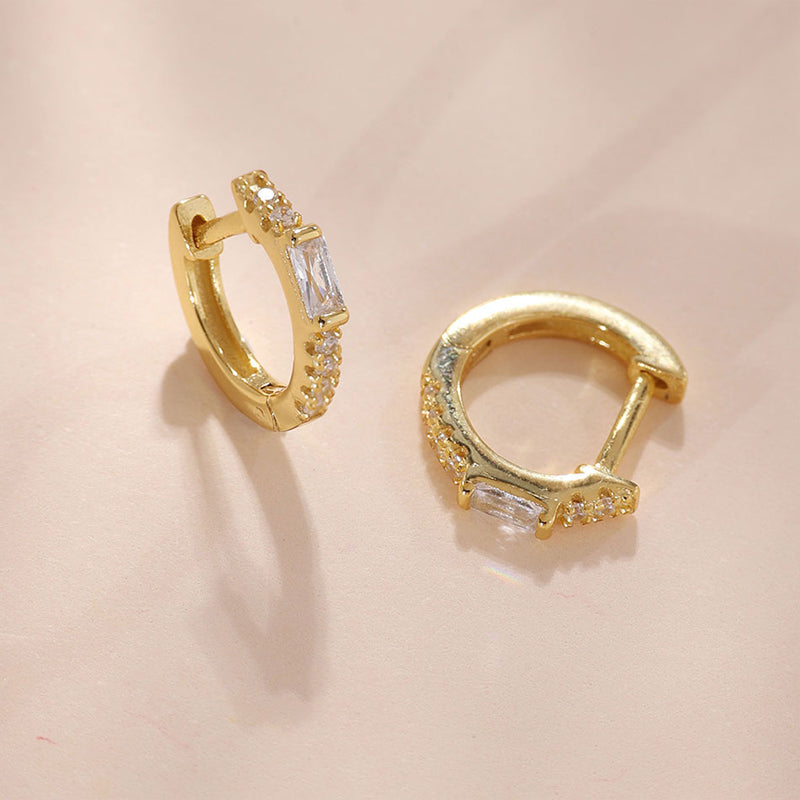 Diamond Hoop Earring
