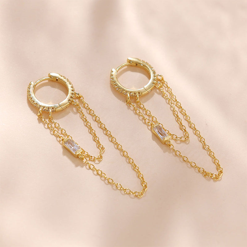 Double Layer Chain Hoop