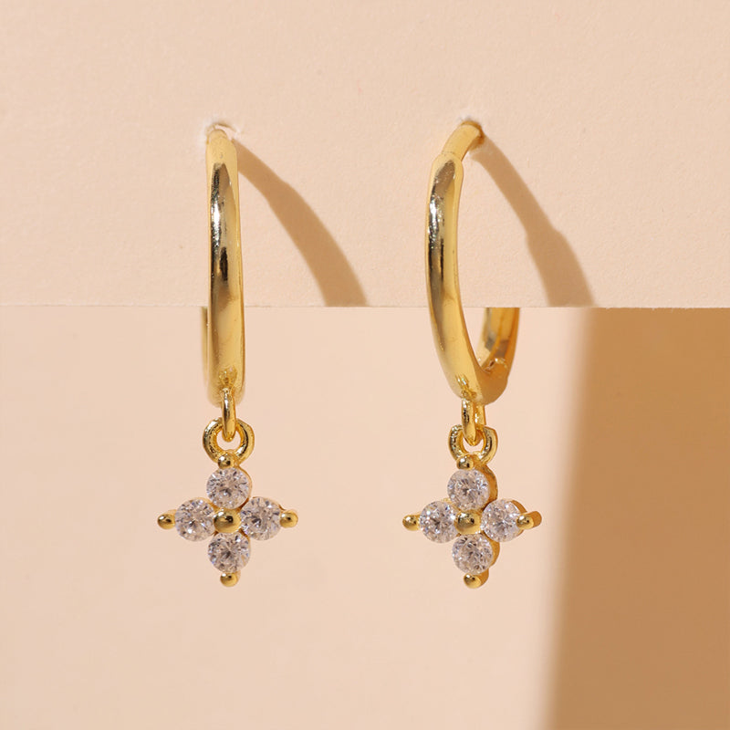 Clover Huggies Earring