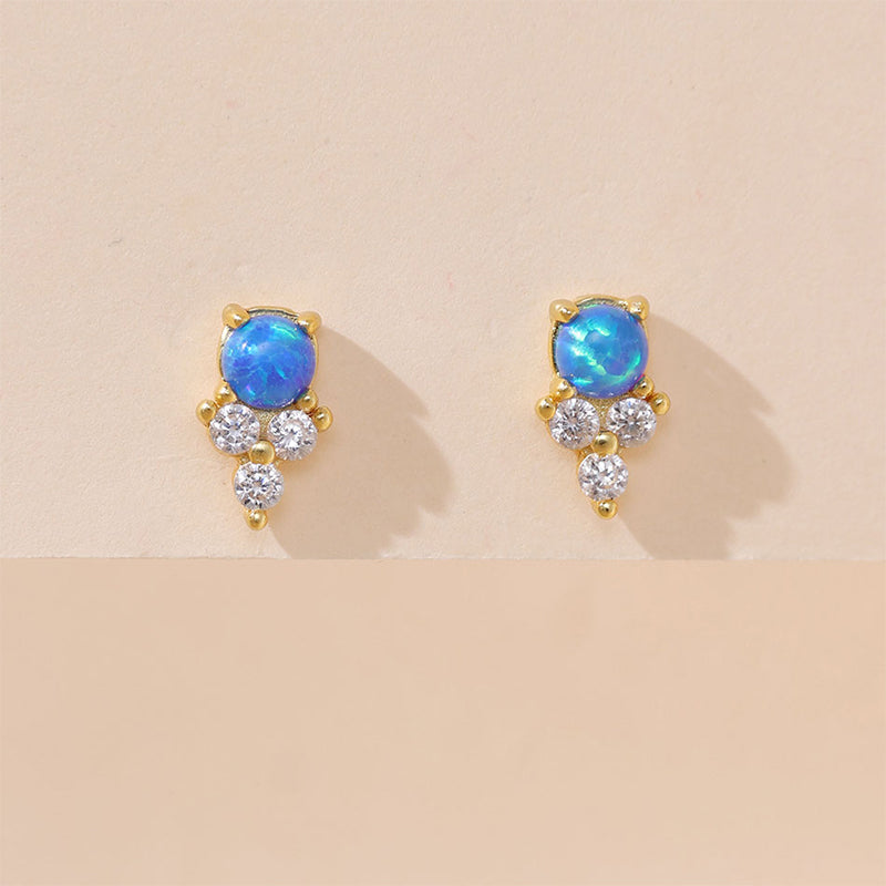Opal Gemstone Studs Earring