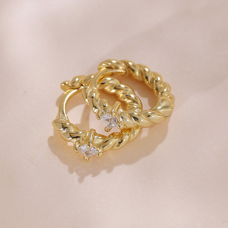 Croissant Hoop Earring