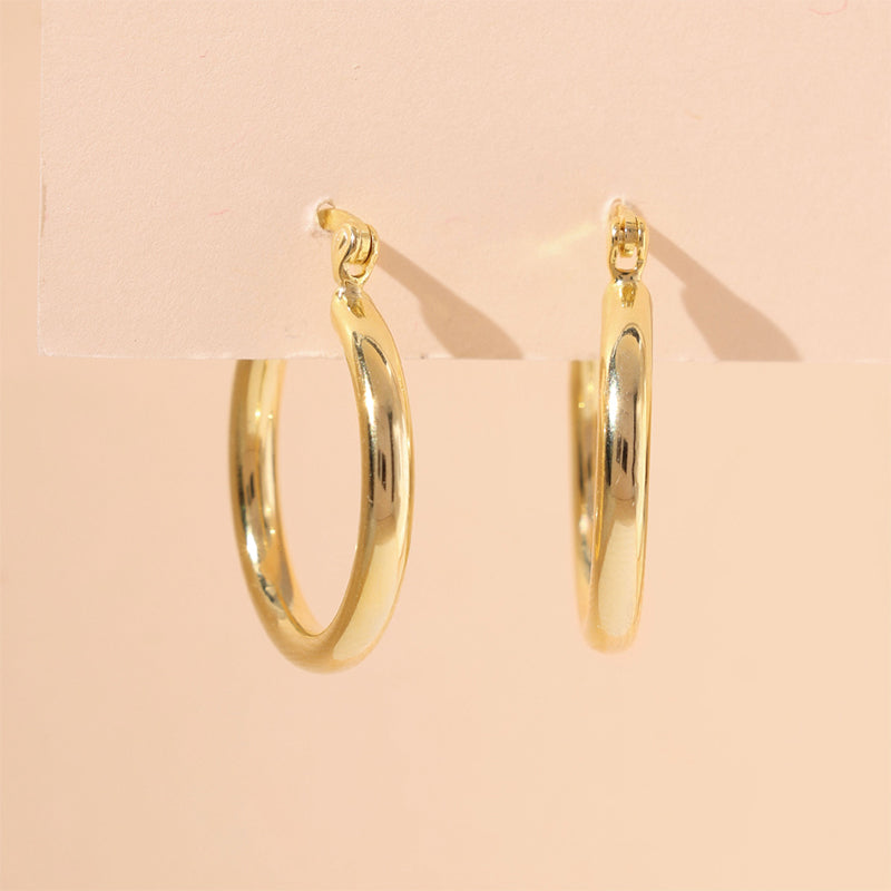 Creole Huggies Hoop Earrings