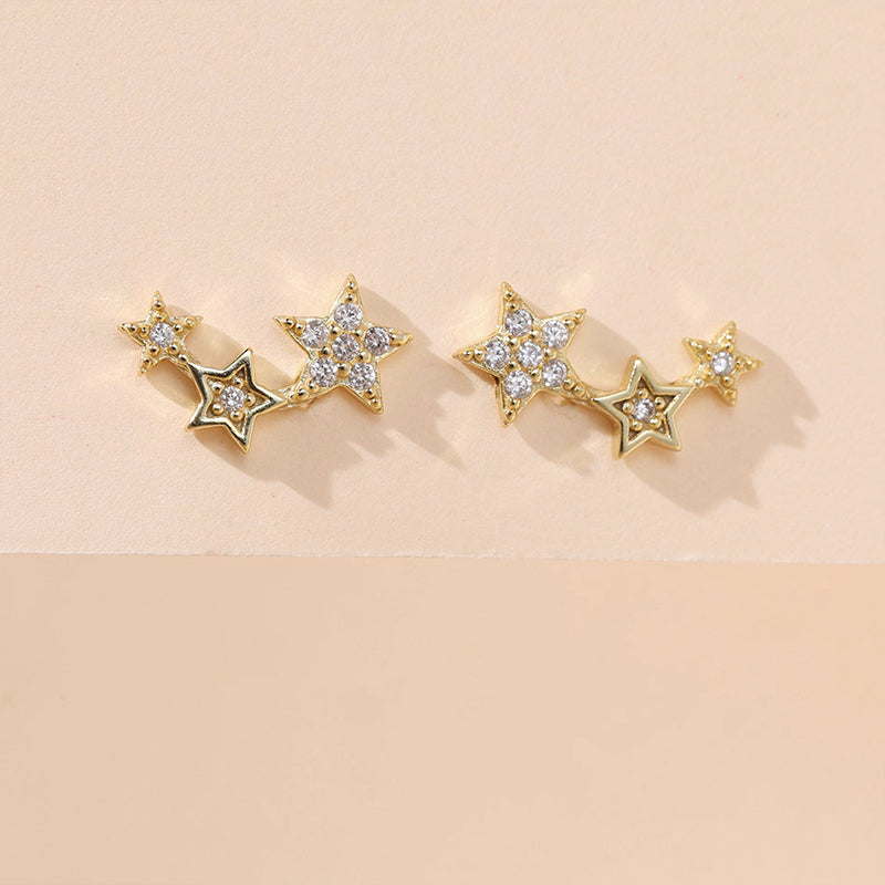 Star Climber Stud Eaarings