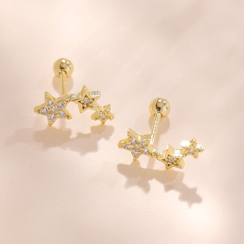 Star Climber Stud Eaarings