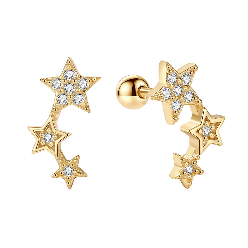 Star Climber Stud Eaarings