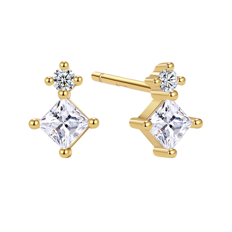 Cubic Zirconia Stud Earrings