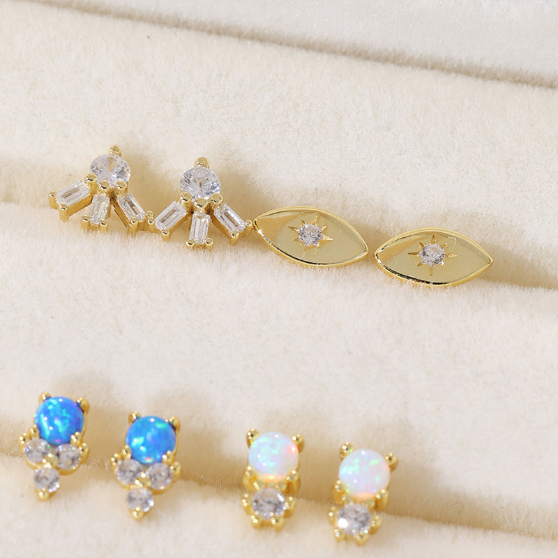 Diamond Jacket Stud Earrings