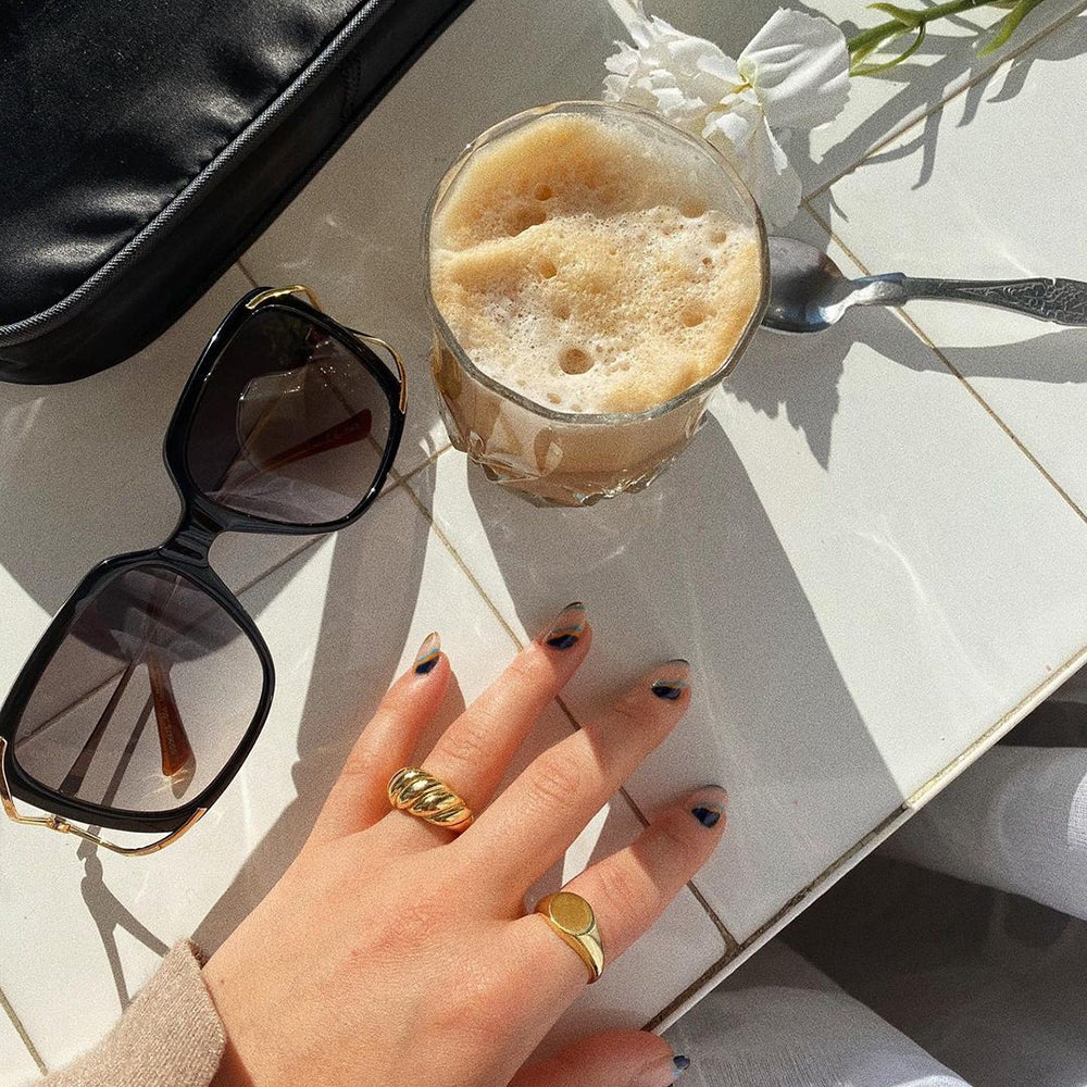 Wedding Band Signet Ring
