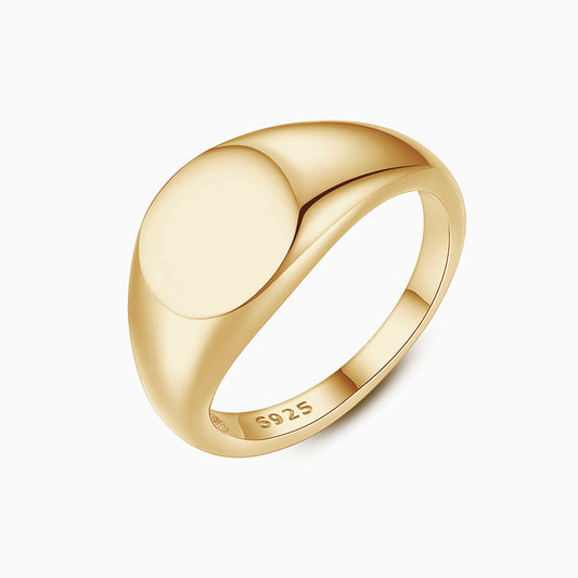 Wedding Band Signet Ring