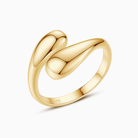 Statement Gold Band Ring
