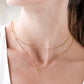 Gold Vermeil Basic Halo Pendant Necklace