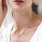 Gold Vermeil Basic Halo Pendant Necklace