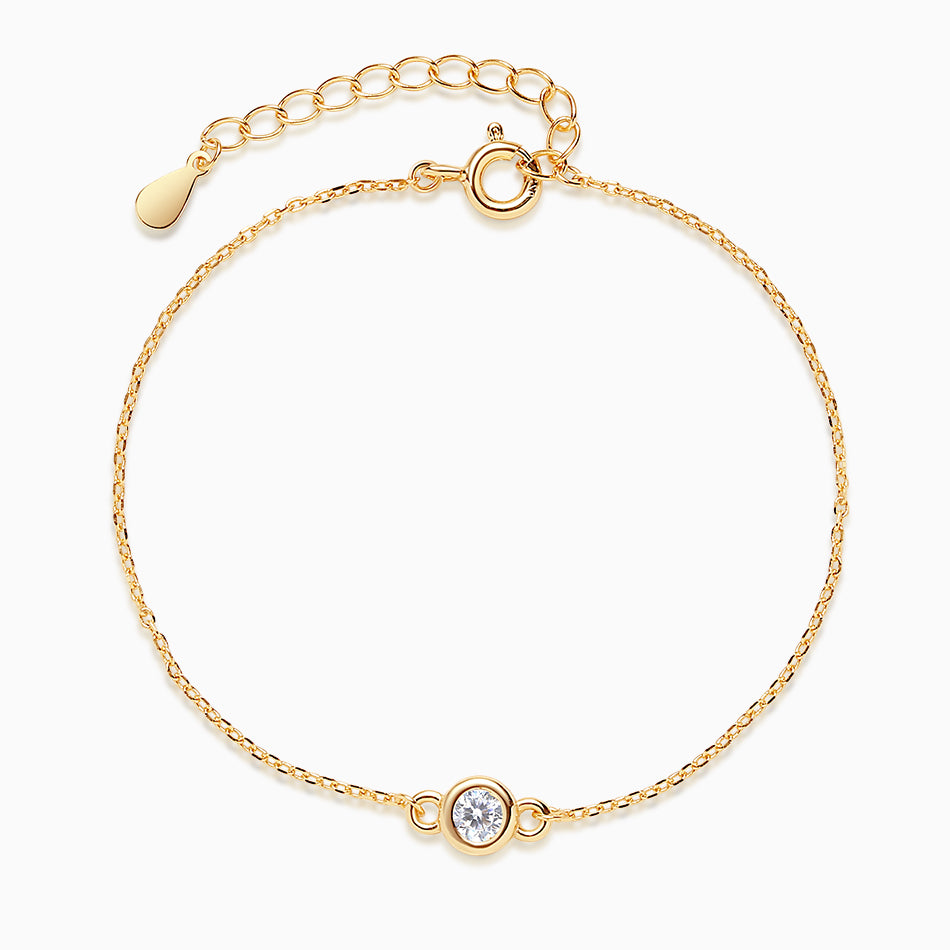 Shining Round Diamond Bracelet