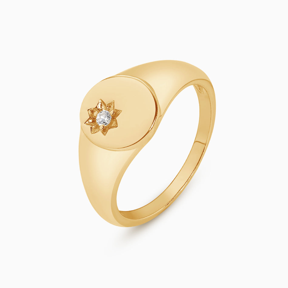 Star Signet Ring