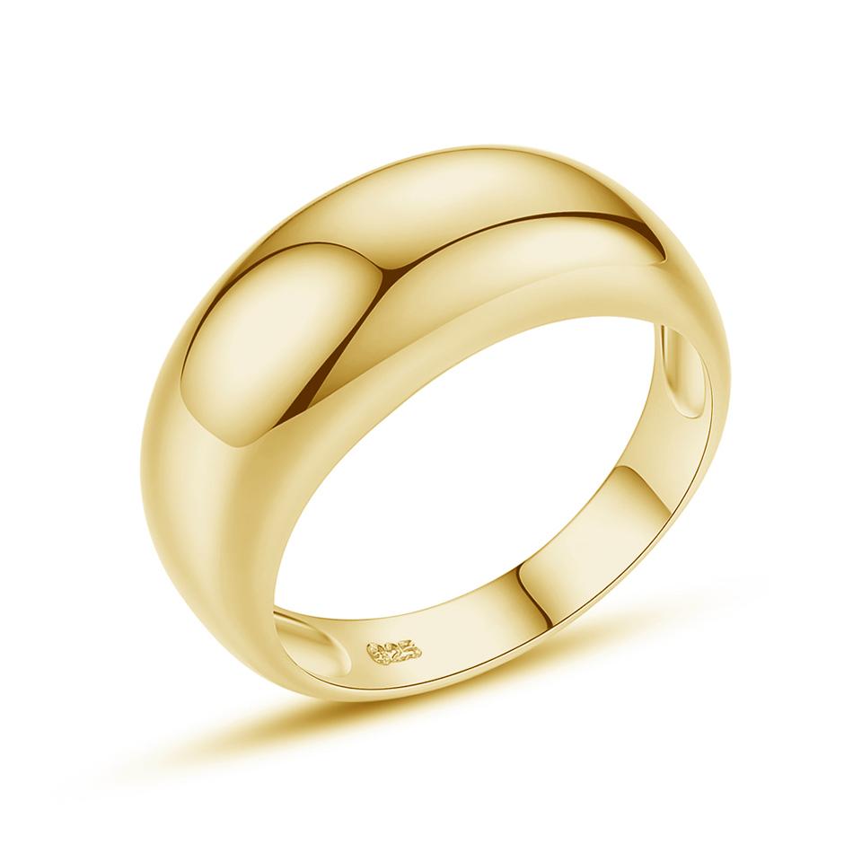 Gold Vermeil Basic Dôme Ring