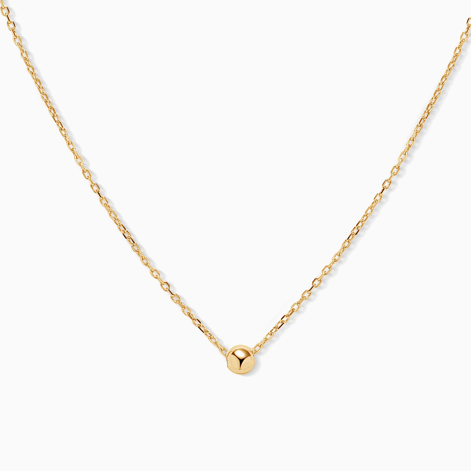 Gold Vermeil Ball Gold Choker Necklace