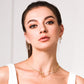 Gold Vermeil CZ Cuban Chain Toggle Necklace
