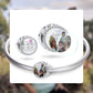 925 Sterling Silver Round Family Custom Photo Bead