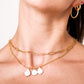 Gold Vermeil Freshwater Pearl Pendant Necklace