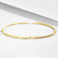 Gold Vermeil Thomas Sabo Link Charm Bracelet