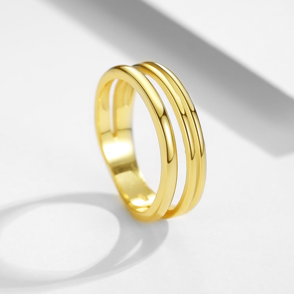 Gold Vermeil Gold Paragon Ring