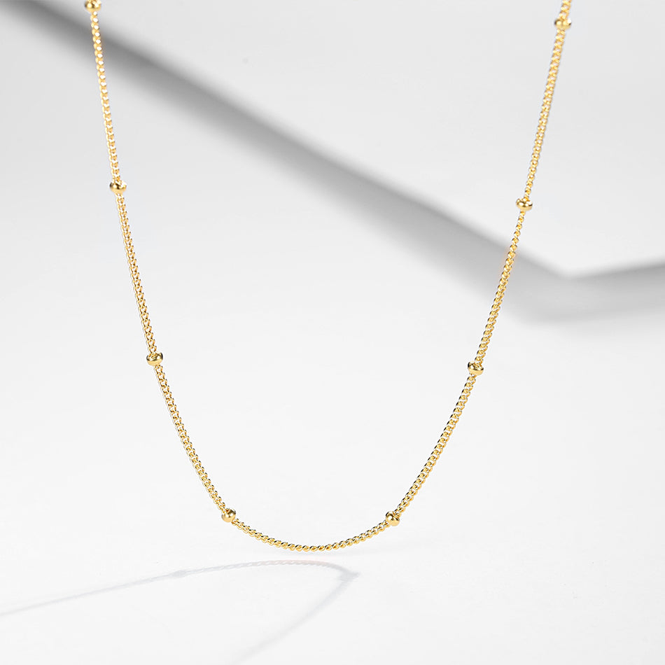 Gold Vermeil Minimal Satellite Choker