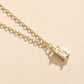 Gold Vermeil Crystal Pendant Necklace