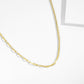Gold Vermeil Link Chain Tennis Necklace