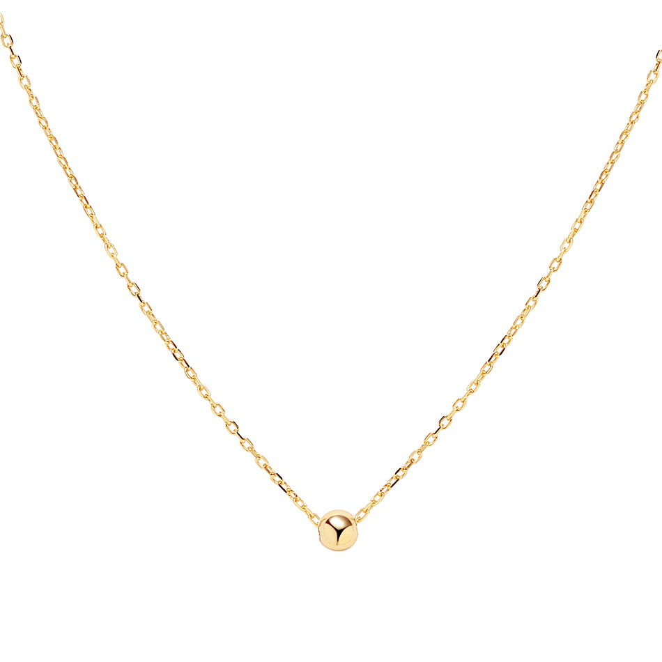 Gold Vermeil Ball Gold Choker Necklace