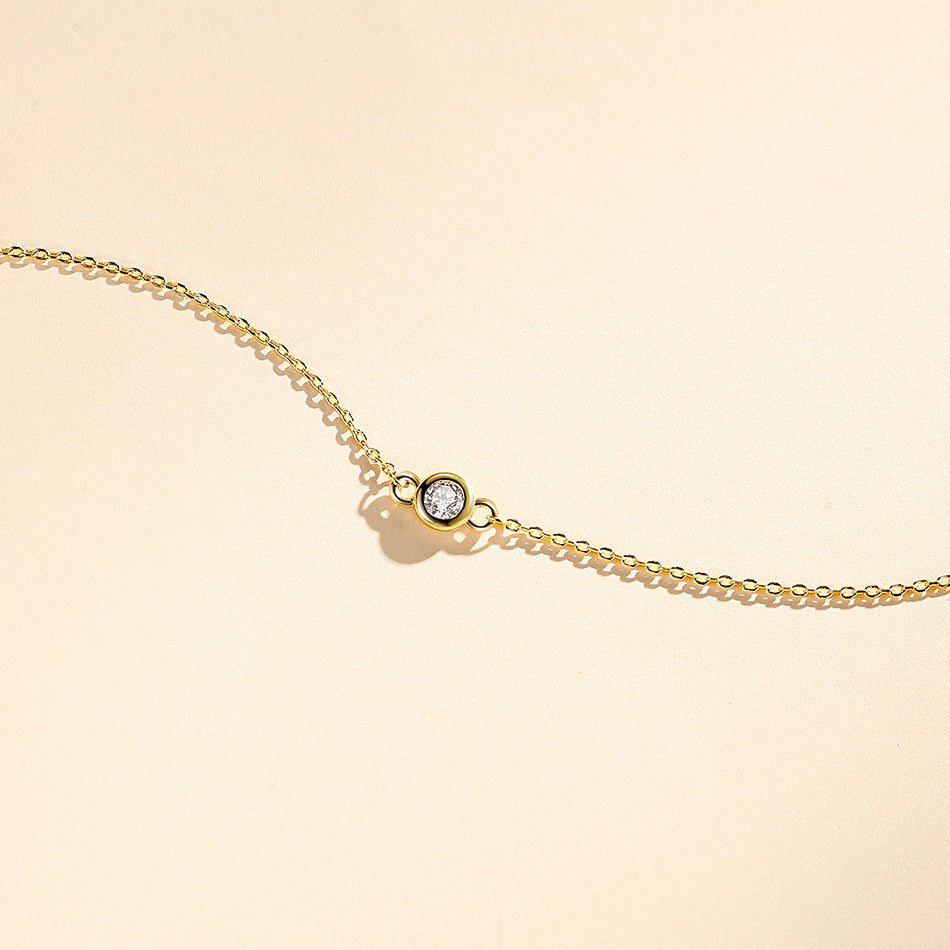 Shining Round Diamond Bracelet