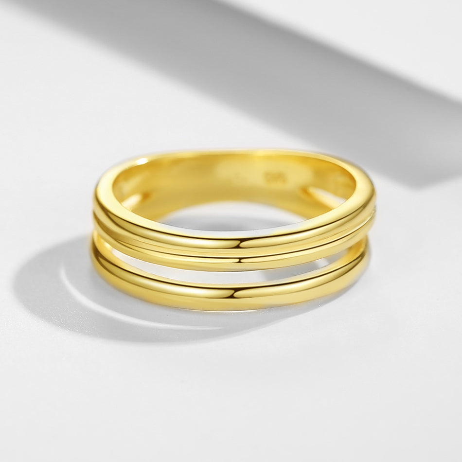 Gold Vermeil Gold Paragon Ring