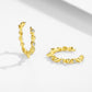 Gold Vermeil Diamond Spike Ear Cuff