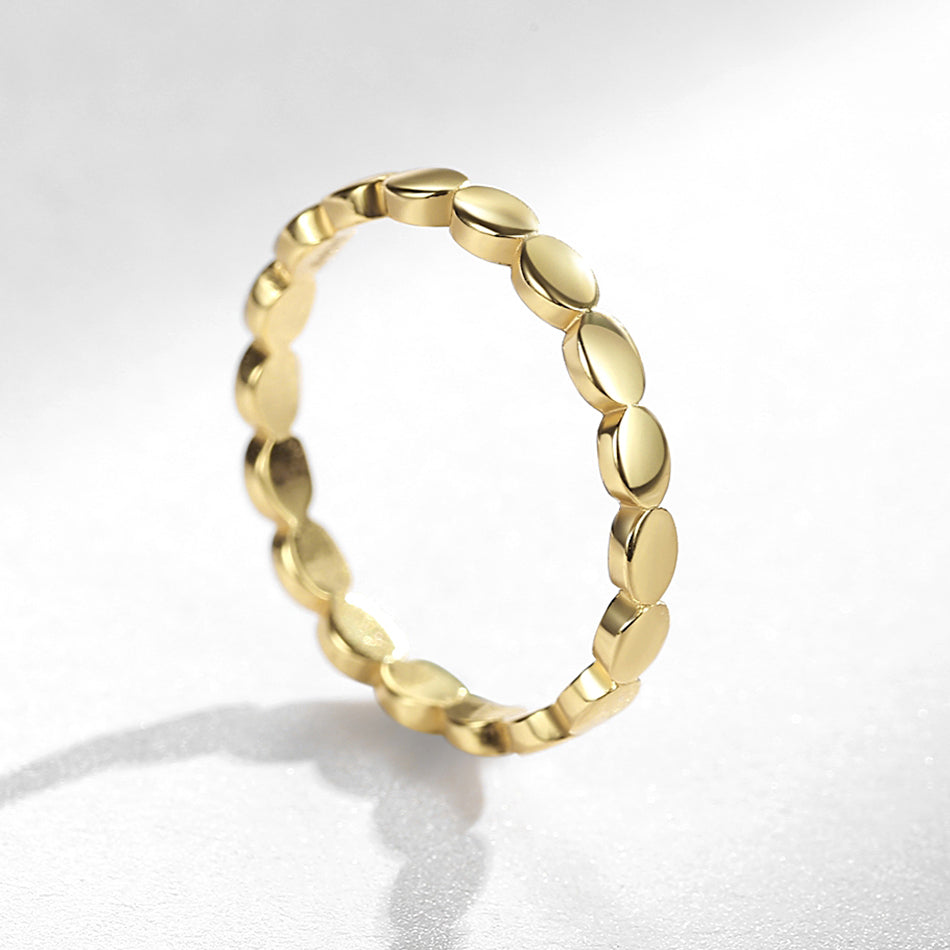 Gold Vermeil Mini Circle Connection Ring