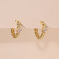 Croissant Hoop Earring