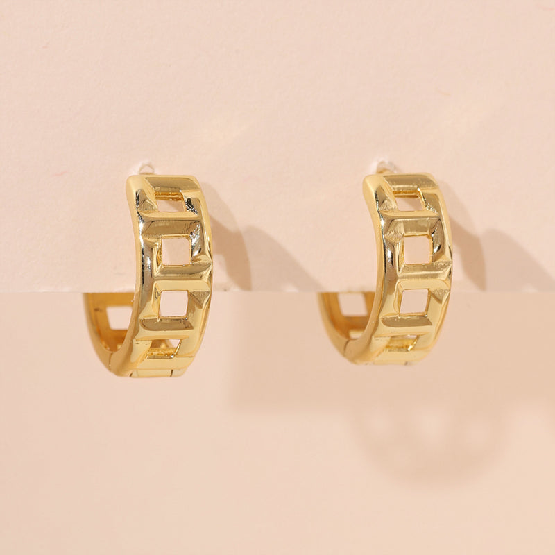 Letter T Huggies Earring