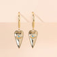 Heart Evil Eye Hoop Earrings